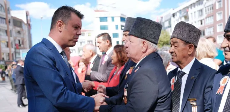 Çorlu`da Gaziler Günü Törenle Kutlandı