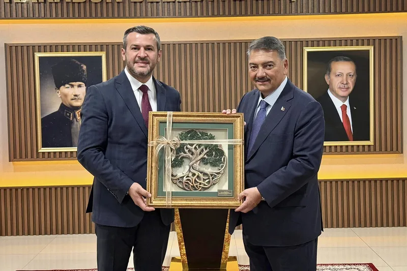 AK Parti Genel Başkan Yardımcısı ve Mali ve İdari İşler Başkanı Ahmet Baha Öğütken’den Başkan Çetinkaya’ya Ziyaret