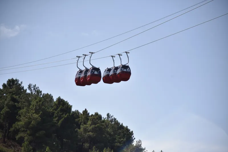 AMİSOS TELEFERİK HATTI’NA YOĞUN İLGİ