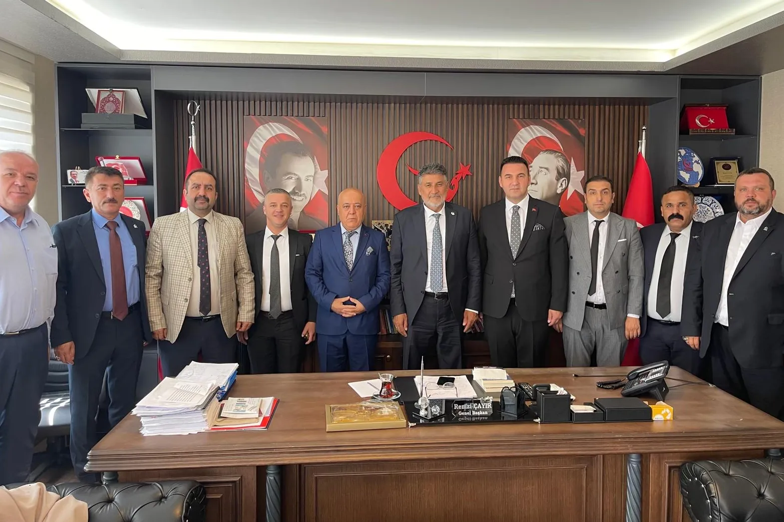 TÜMKON’dan Milli Yol Partisi’ne ziyaret