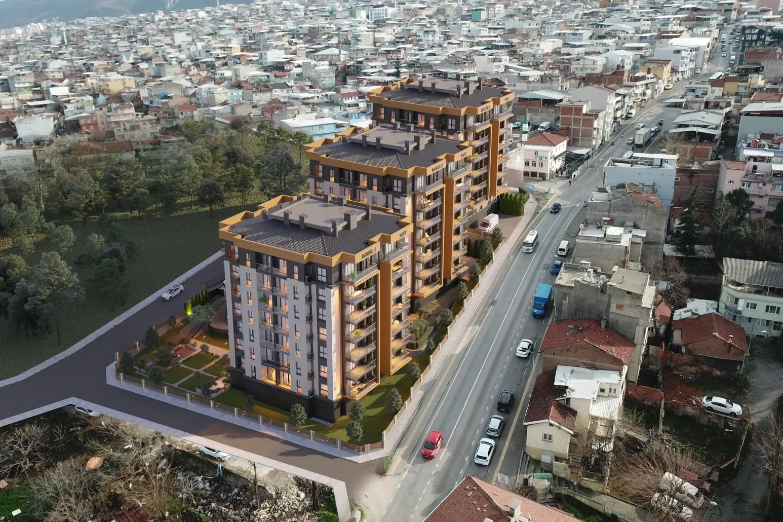 Bursa Davutkadı’da modern ve güvenli bir şehir yükseliyor