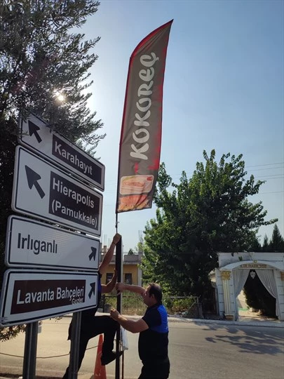 Pamukkale yolunda görüntü kirliliğine geçit yok