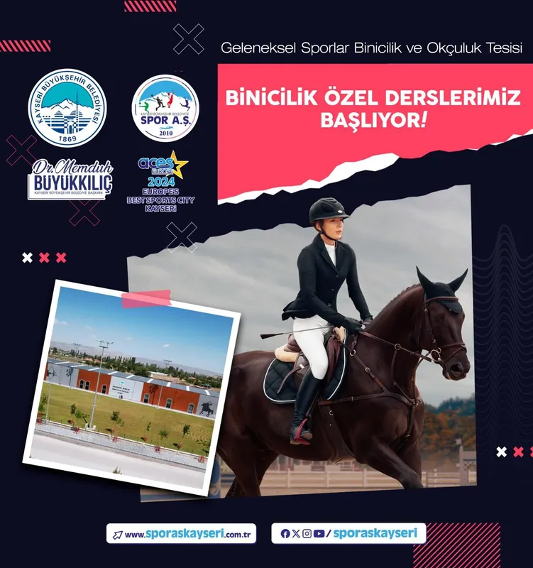 Büyükşehir’in Binicilik Eğitimlerinde Özel Ders Kayıtları Başladı
