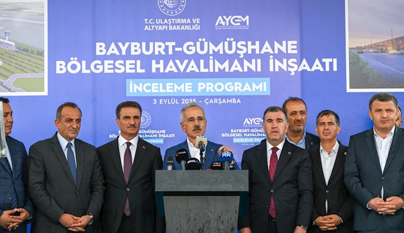 TÜRKİYE’NİN 5. BÖLGESEL HAVALİMANINDA ÇALIŞMALAR HIZLA DEVAM EDİYOR