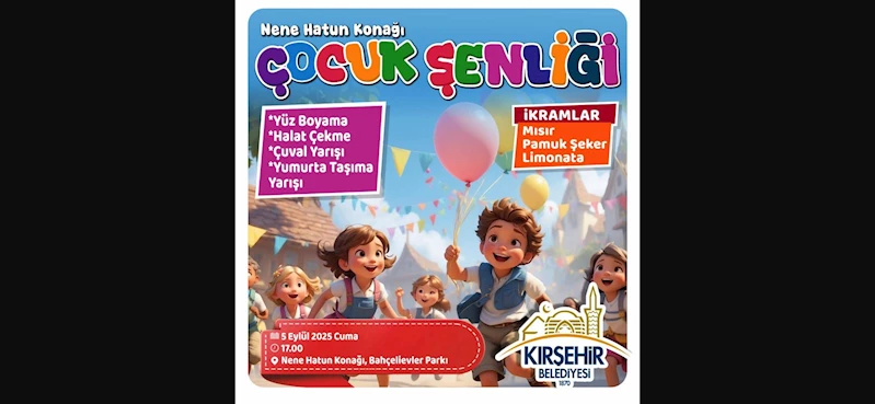 BAHÇELİEVLER PARKI’NDA ÇOCUK ŞENLİĞİ YAPILACAK