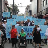 Bursalılar, sağlık için yürüdü