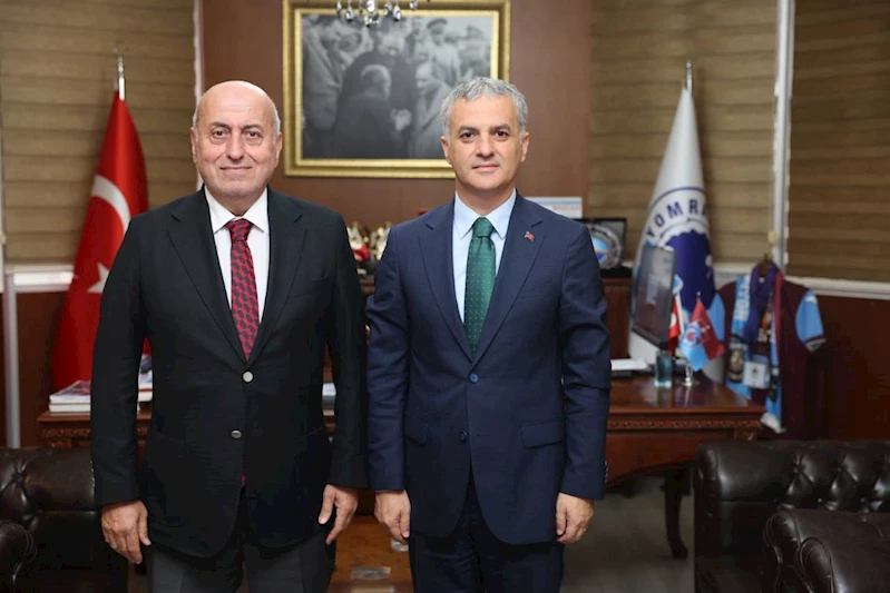 BEŞİKDÜZÜ BELEDİYE BAŞKANI BAŞKANIMIZI MAKAMINDA ZİYARET ETTİ